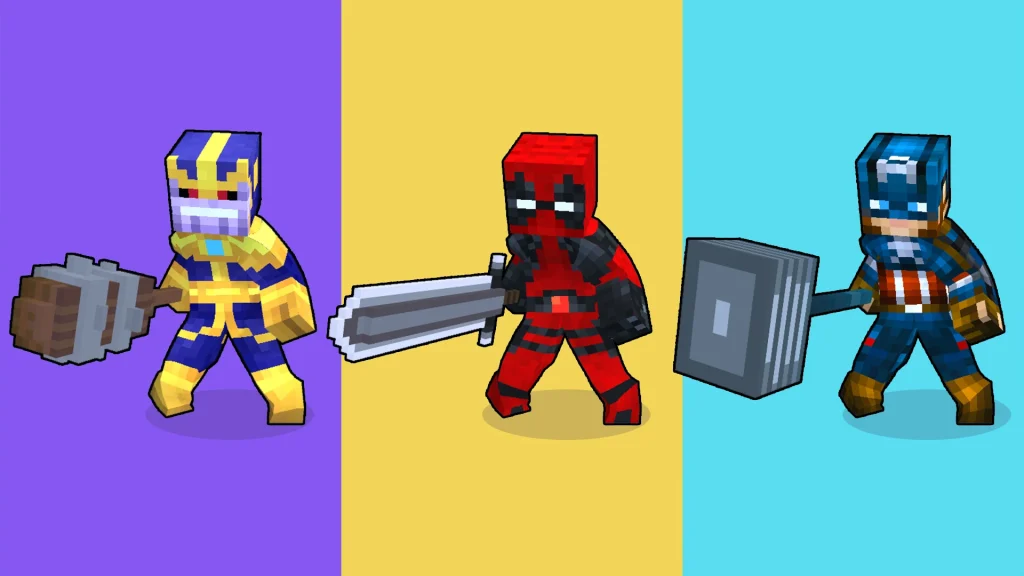 Characters in Craft World - Survival Games